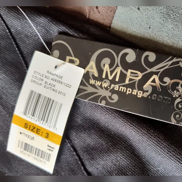 NWT Rampage lightweight pencil skirt with ruffled hem Size 3 - Picture 4 of 8